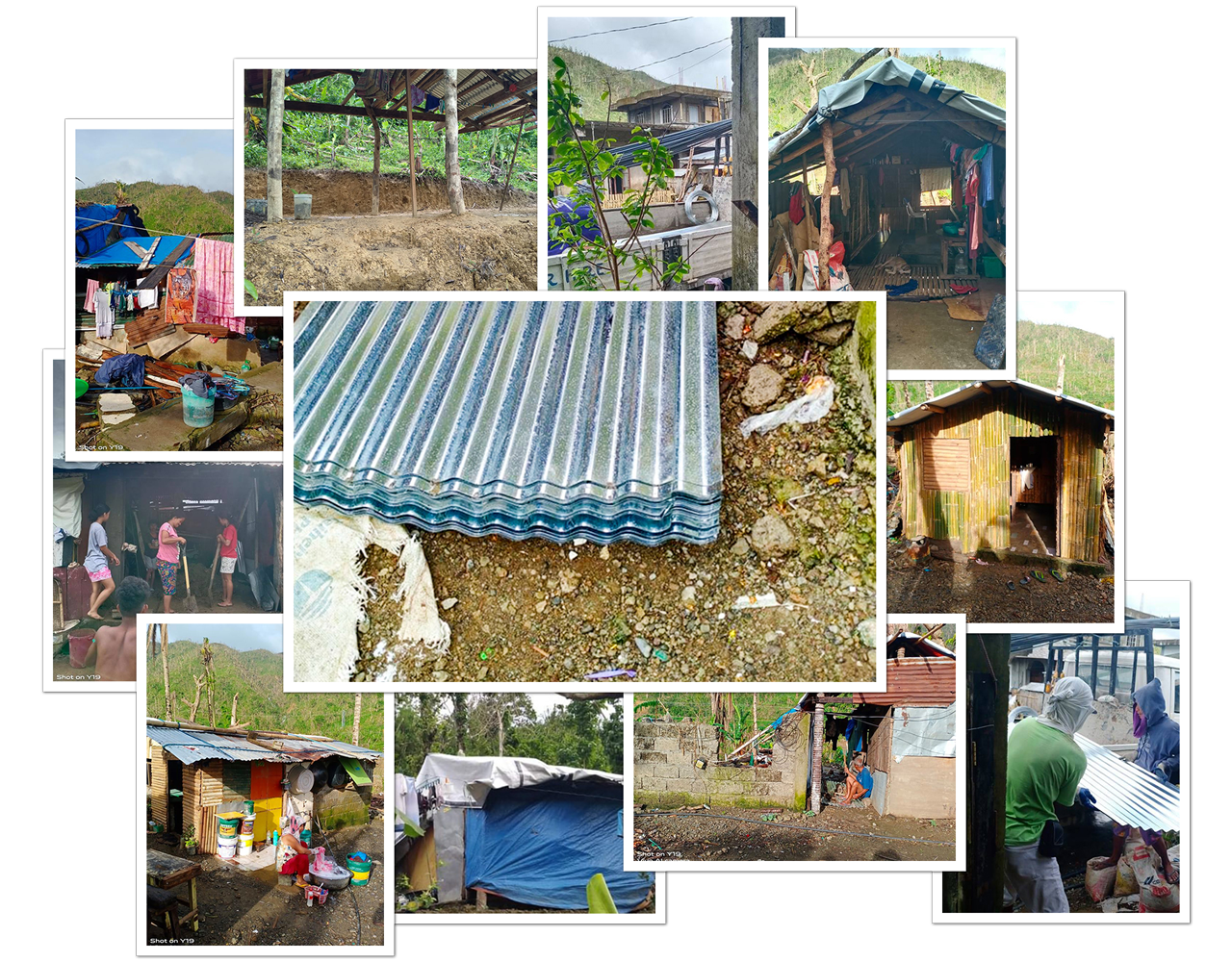 New Steel Roofing For Oguis Village Shanties